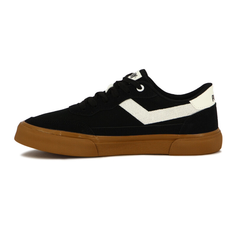 Pony Champion Casual BRONX Hombre Canva-Suede / Black/White Negro-Blanco