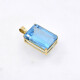 Colgante En Oro 18K Con Topacio Colgante En Oro 18K Con Topacio