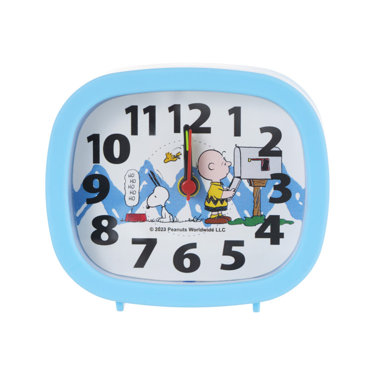 Reloj alarma Snoopy - celeste 