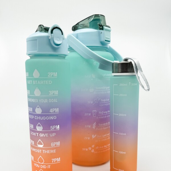 Botella Set x 3 Verde