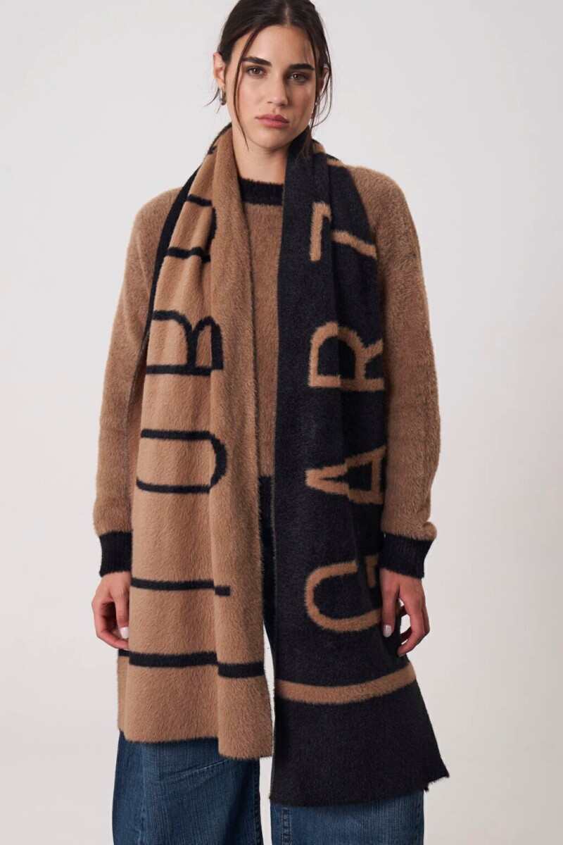 BUFANDA GARZA Marron