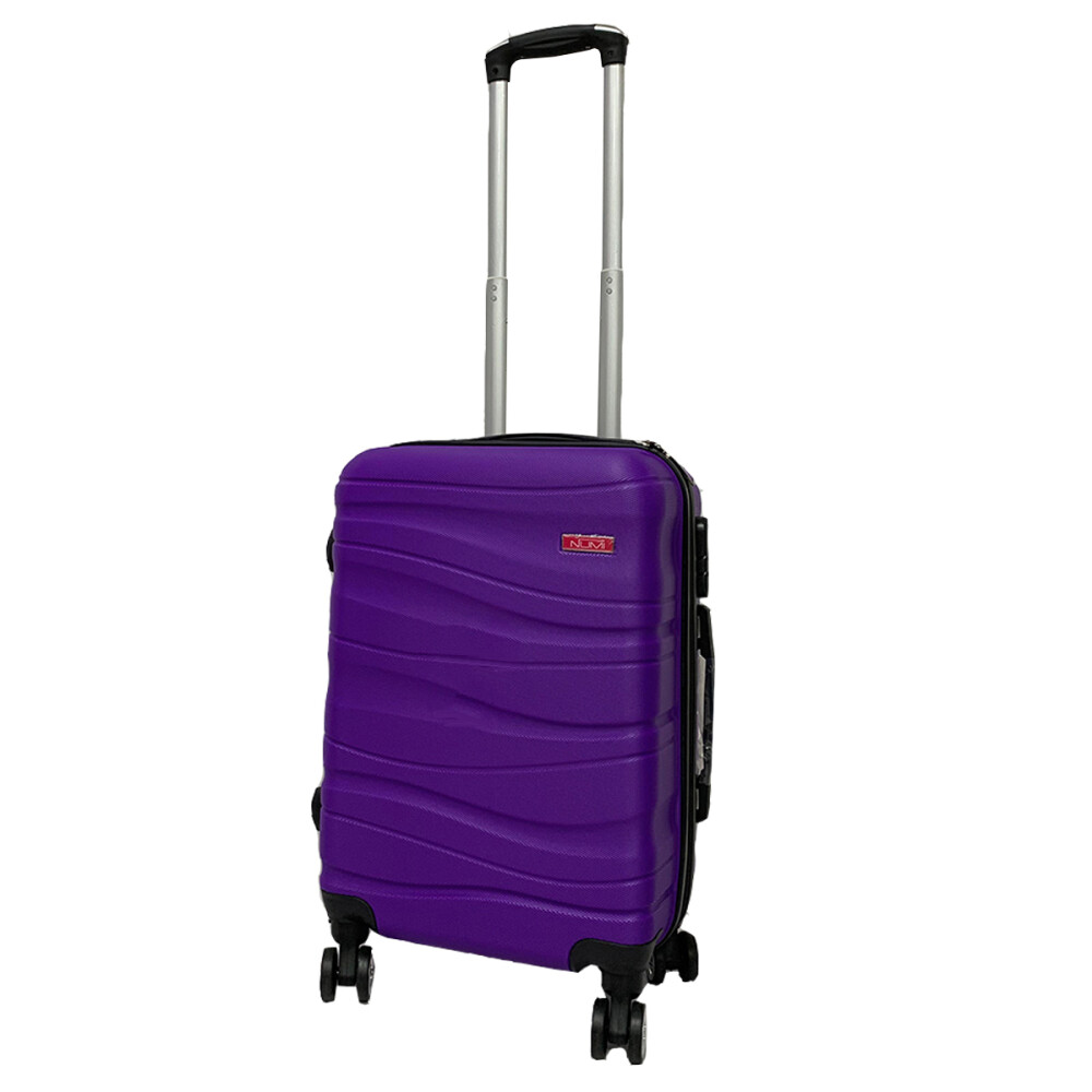 Valija Rigida Carry On Con Mango Telescopico Violeta