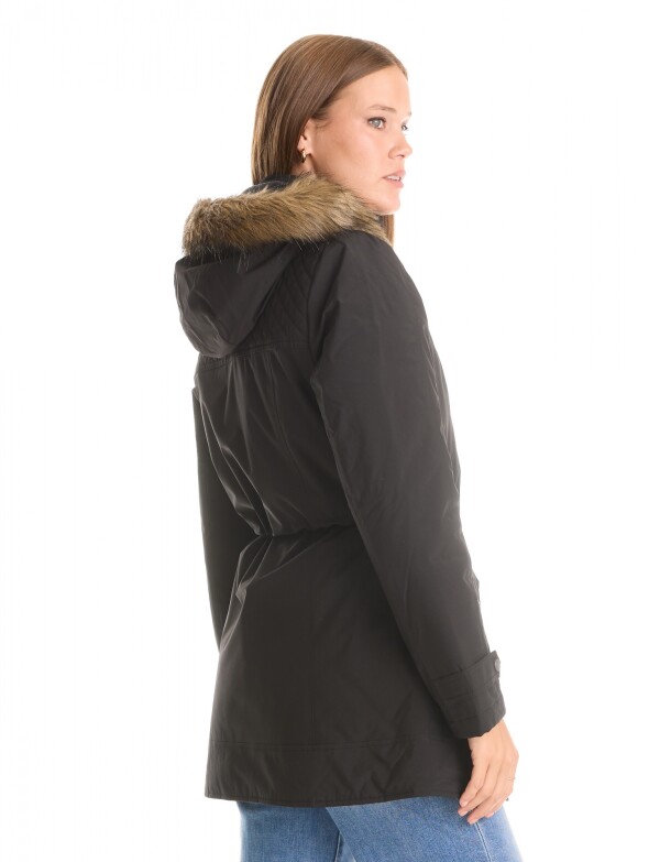 Gabardina Impermeable & Forro Termico NEGRO