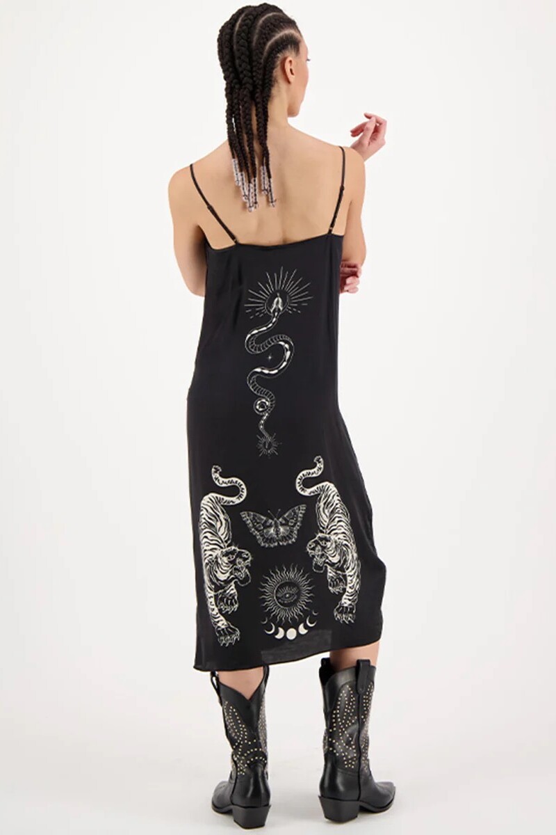 VESTIDO LARGO Negro