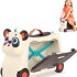 valija 2 en 1 buggy b toys panda