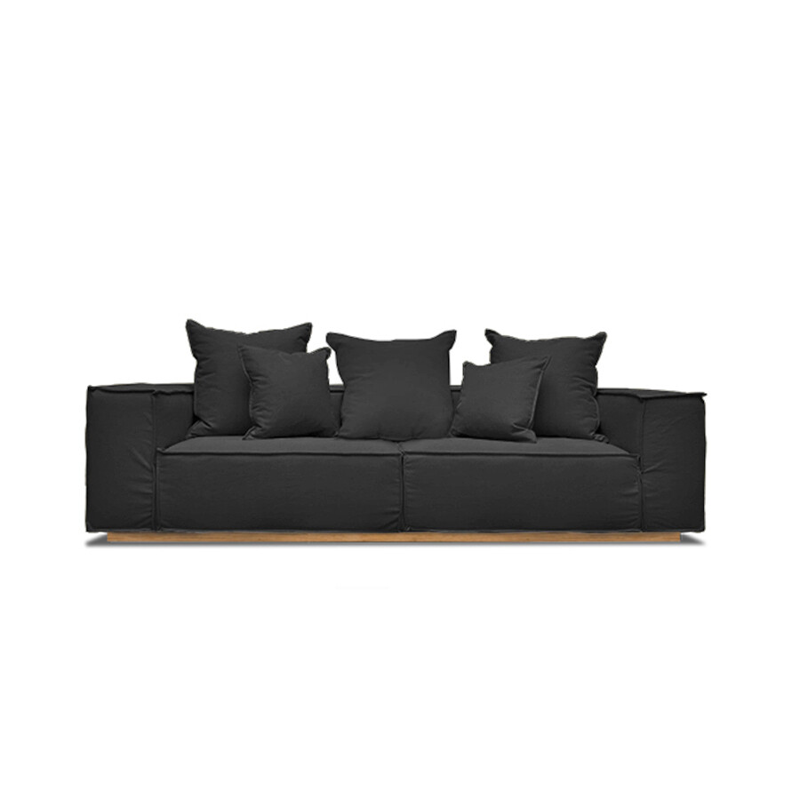 Sillón Luciana 4 cuerpos XL Negro