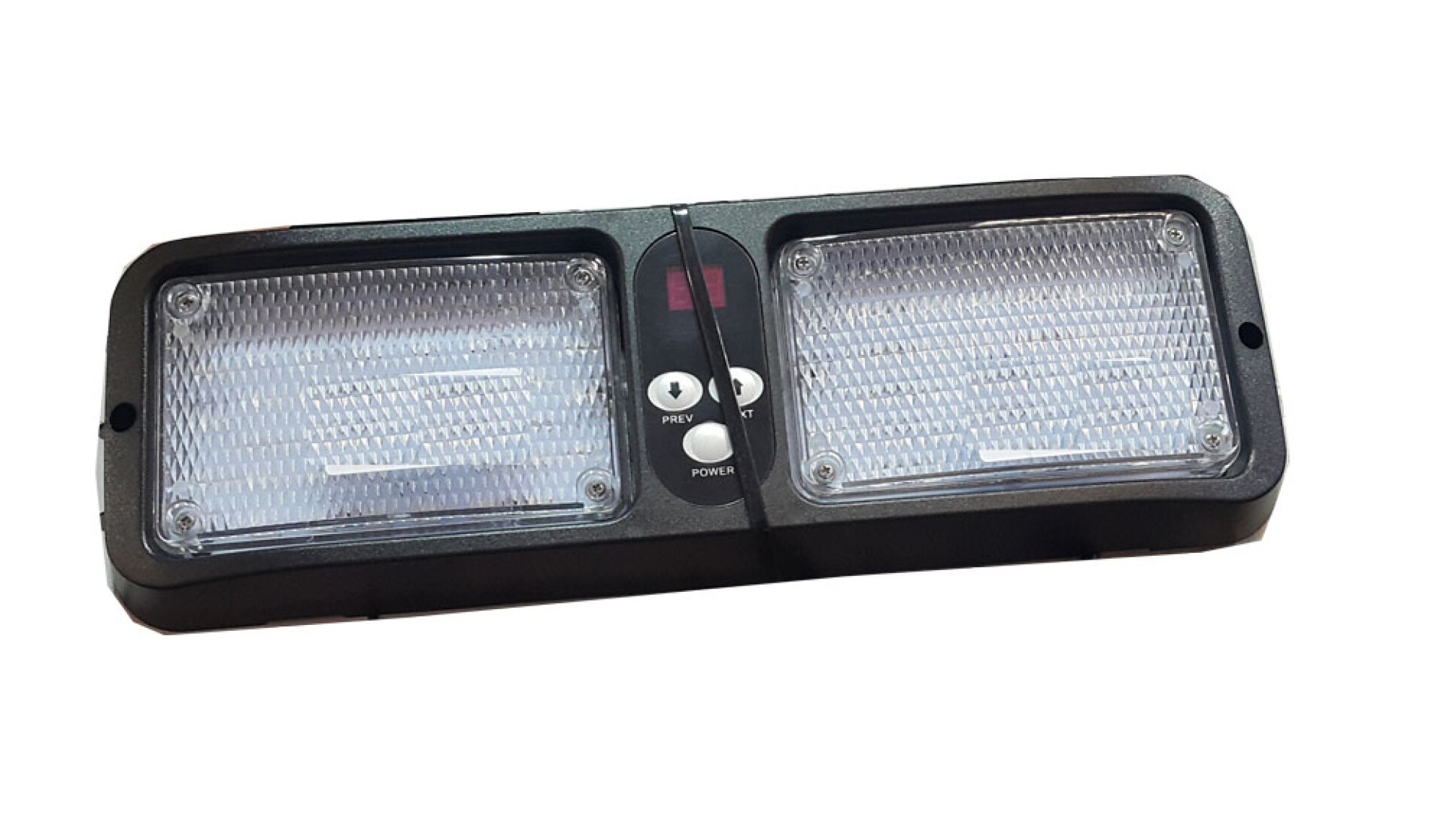 SEÑALIZACION - BALIZA LED LATERAL AMBULANCIA 12V AZUL DOBLE - 