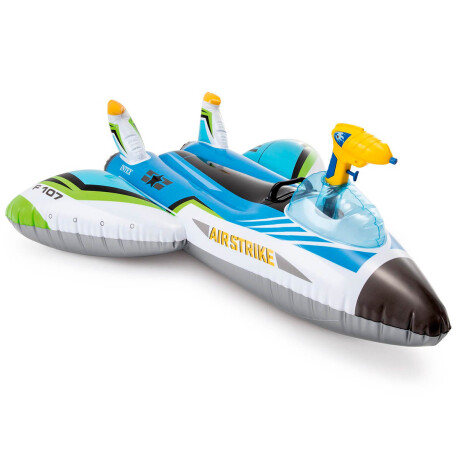 Flotador Intex Avión Inflable Con Pistola De Agua Inx057536