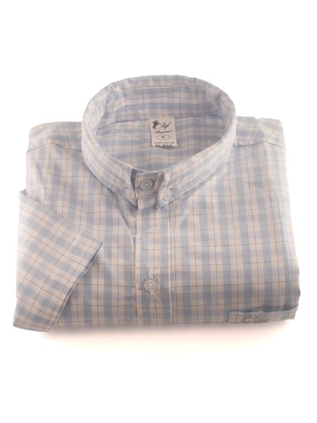 Camisa Caballero M-C Cuadrille Algarrobo