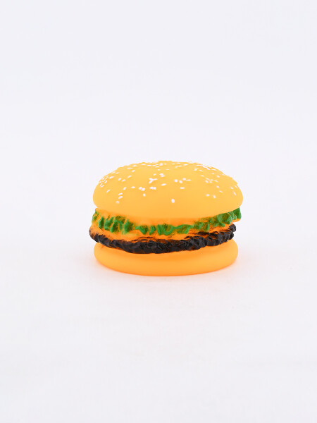 HAMBURGUESA DE GOMA NARANJA