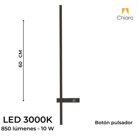 Aplique Led Diseño Varal luz indirecta 60cm Luz cálida Aplique Led Diseño Varal luz indirecta 60cm Luz cálida