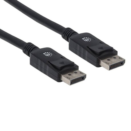 Cable DisplayPort macho/macho 2 mts 4k | Manhattan Cable Displayport Macho/macho 2 Mts 4k | Manhattan