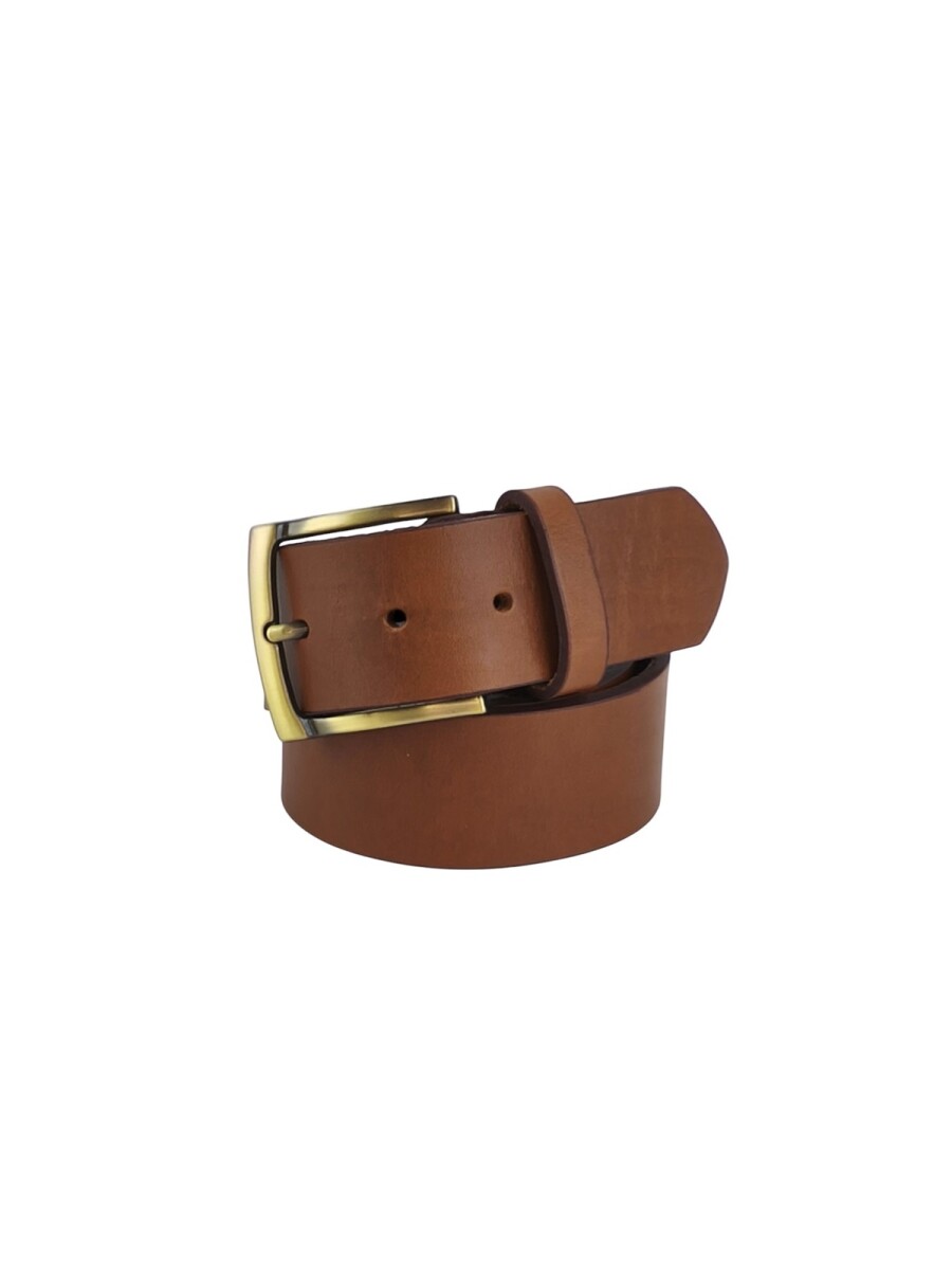 Cinturon de cuero 40 mm - Marron 
