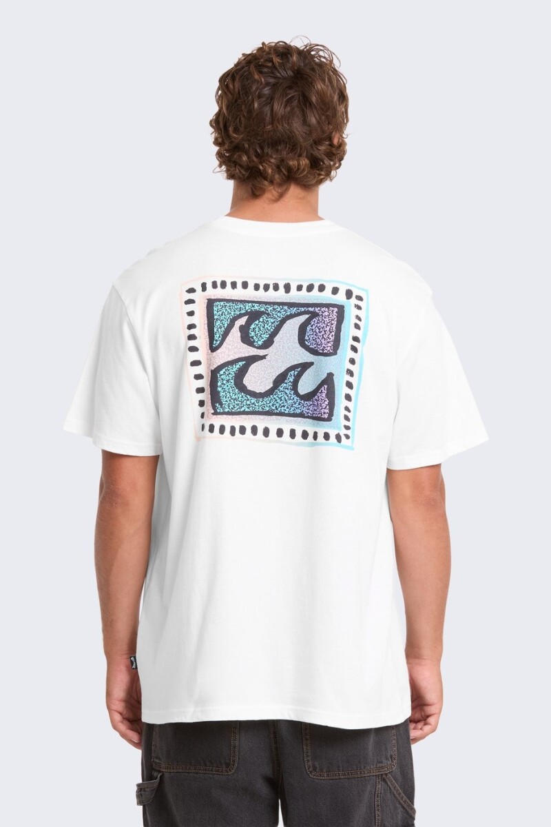 REMERA CRAYON WAVE PREMIUM SS B-blanco