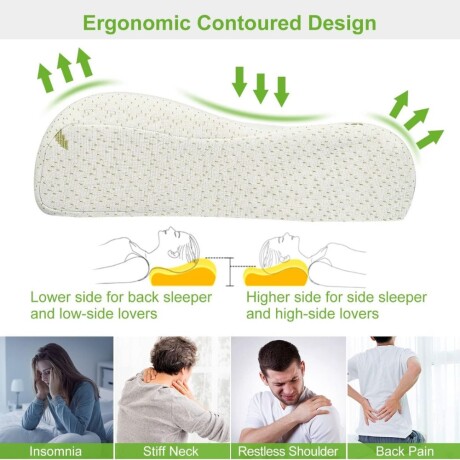 Almohada Bamboo Pillow Cervical Almohada Bamboo Pillow Cervical