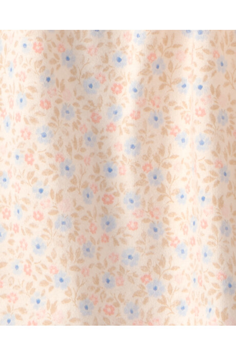 Set dos piezas de algodón, short pollera y buzo, crema, diseño pascua Sin color