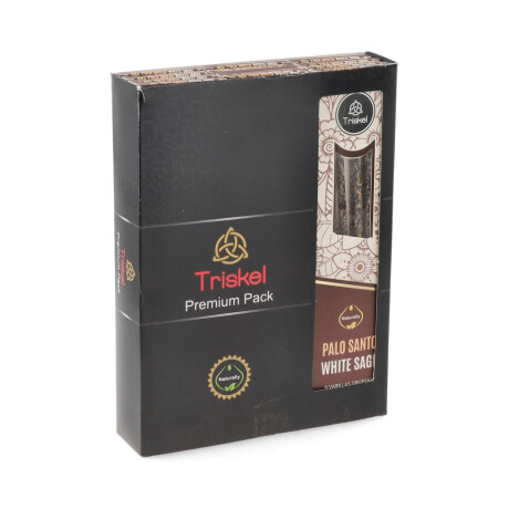 INCIENSO TRISKEL CAJA X12 Palo Santo/salvia Blanca