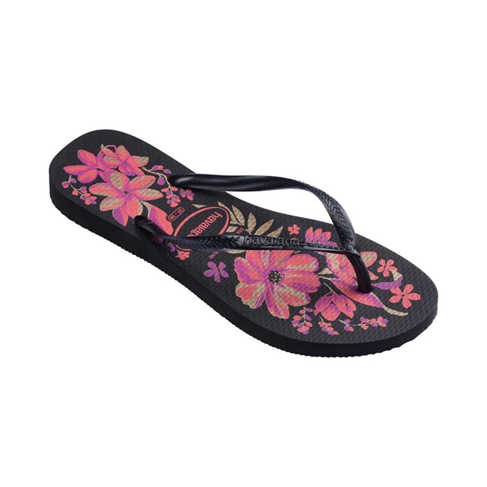 Sandalias Havaianas Slim Organic Mujer Negro/Gris/Gold