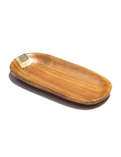 BANDEJA OVAL MADERA 27X12X2.5CM BANDEJA OVAL MADERA 27X12X2.5CM