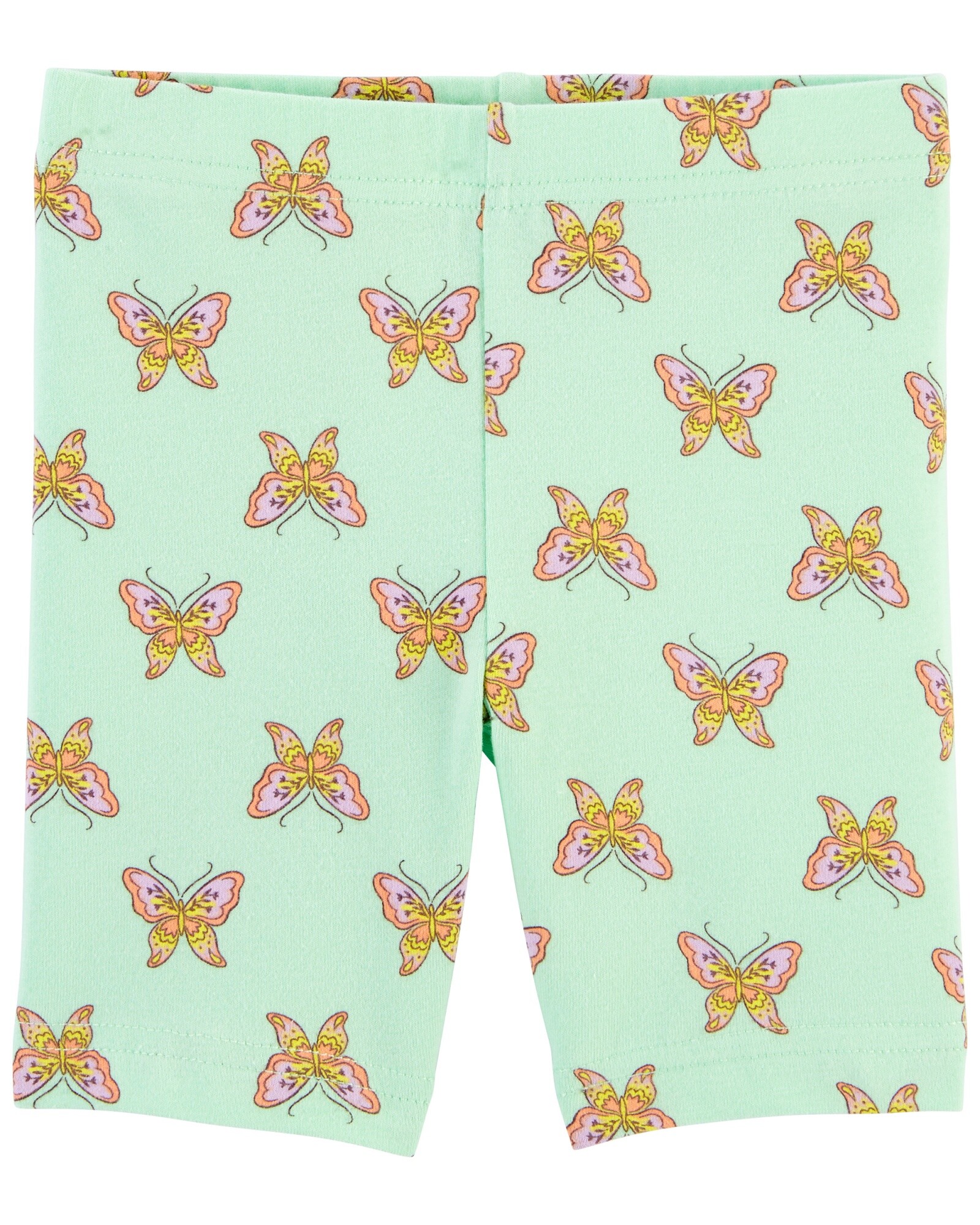 Short ciclista de algodón, diseño mariposas Sin color