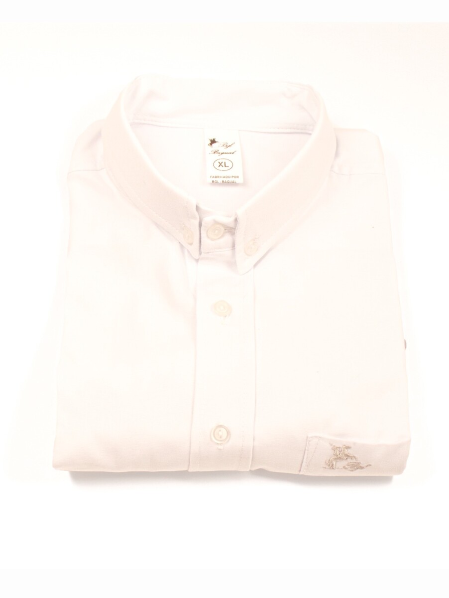 Camisa Caballero - Oxford Blanca 