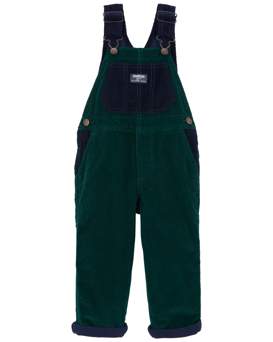 Enterito de pana, diseño colorblock. Talles 2-5T 