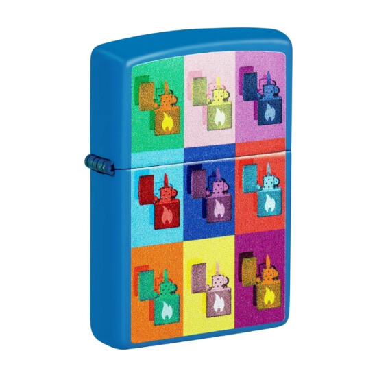 Encendedor ZIPPO 48722 C/Diseño Azul 0