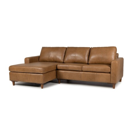 Rinconera Sevilha - Cuero Natural - Chaise Izquierdo 1016 (Nozes)