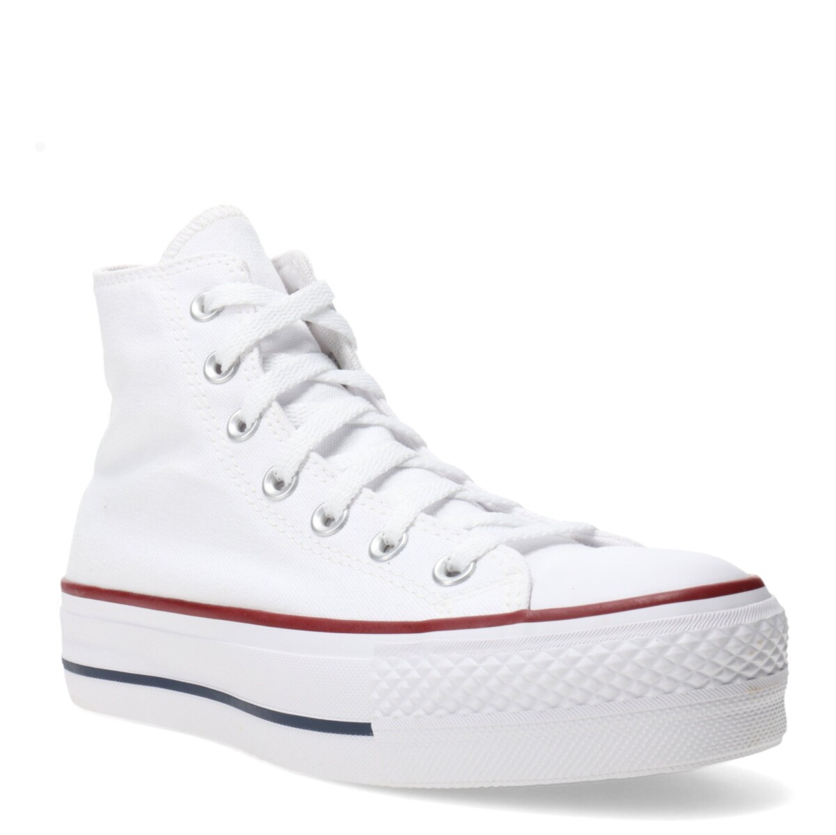 Championes Unisex Converse Chuck Taylor All Star Hi - Blanco - Rojo - Azul 