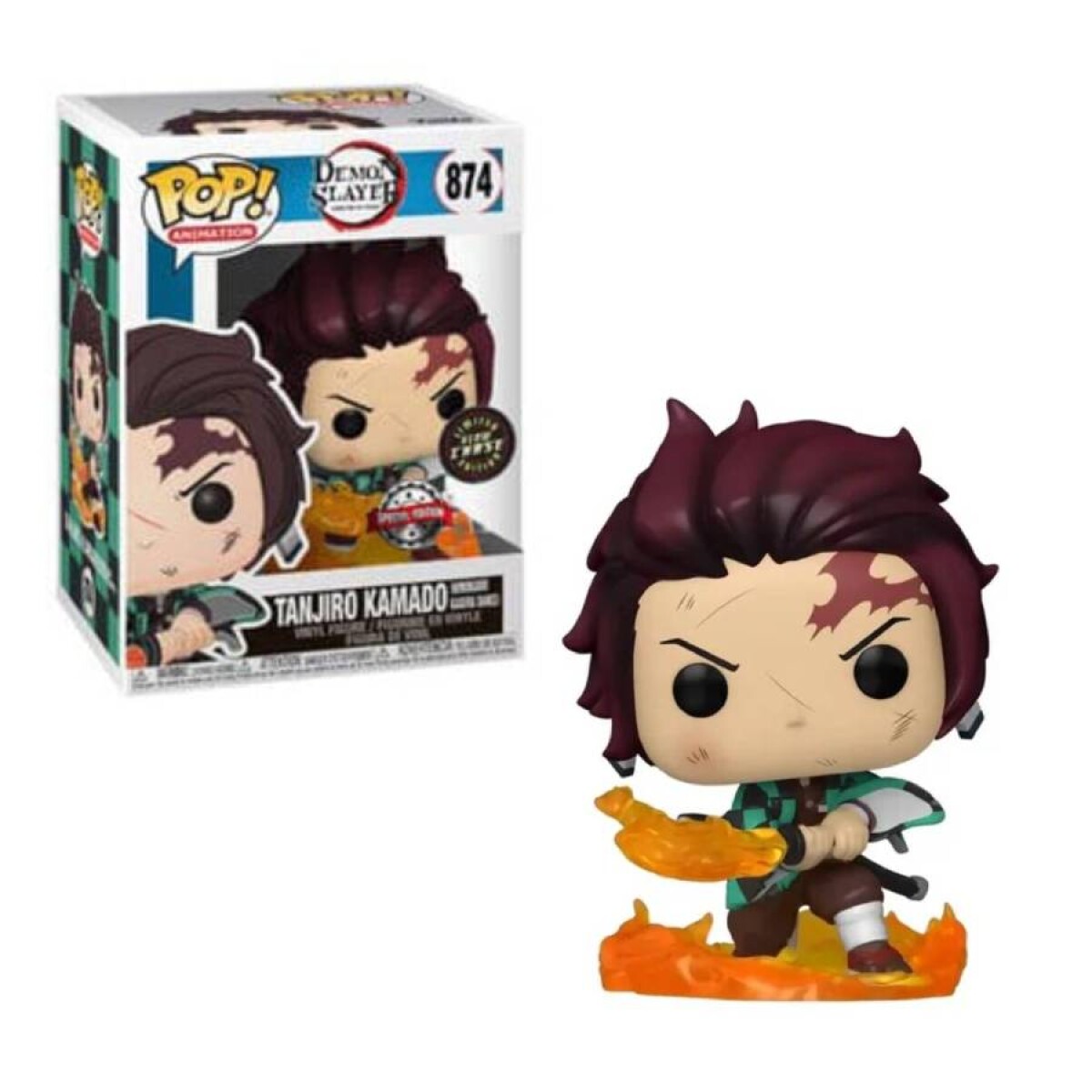 Tanjiro Kamado Solar Breathing - Demon Slayer (Exclusivo - Chase) - 874 