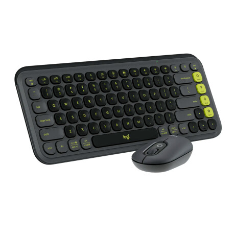 Combo Teclado y Mouse Inalám Logitech POP Icon 920-013052 BK Combo Teclado y Mouse Inalám Logitech POP Icon 920-013052 BK