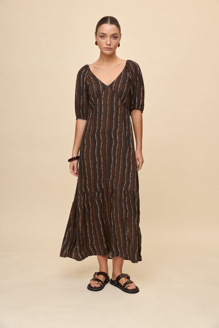 VESTIDO MAVA Chocolate