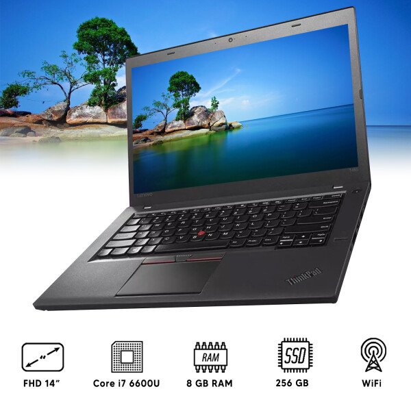 Notebook Lenovo Thinkpad T460 I7 / 8gb Ram / 256gb Ssd / 14" NOTEBOOK RFPL LENOVO T460 I7/8/256/14"