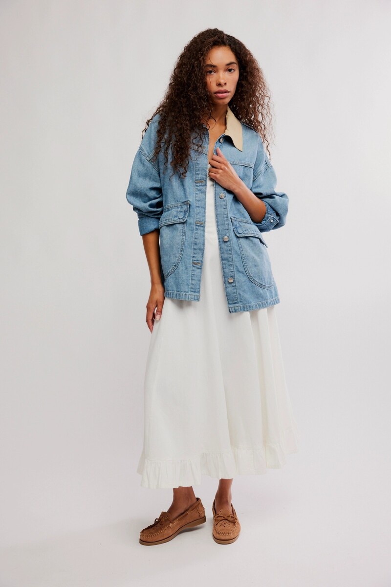 CAMPERA DENIM LEMON Azul