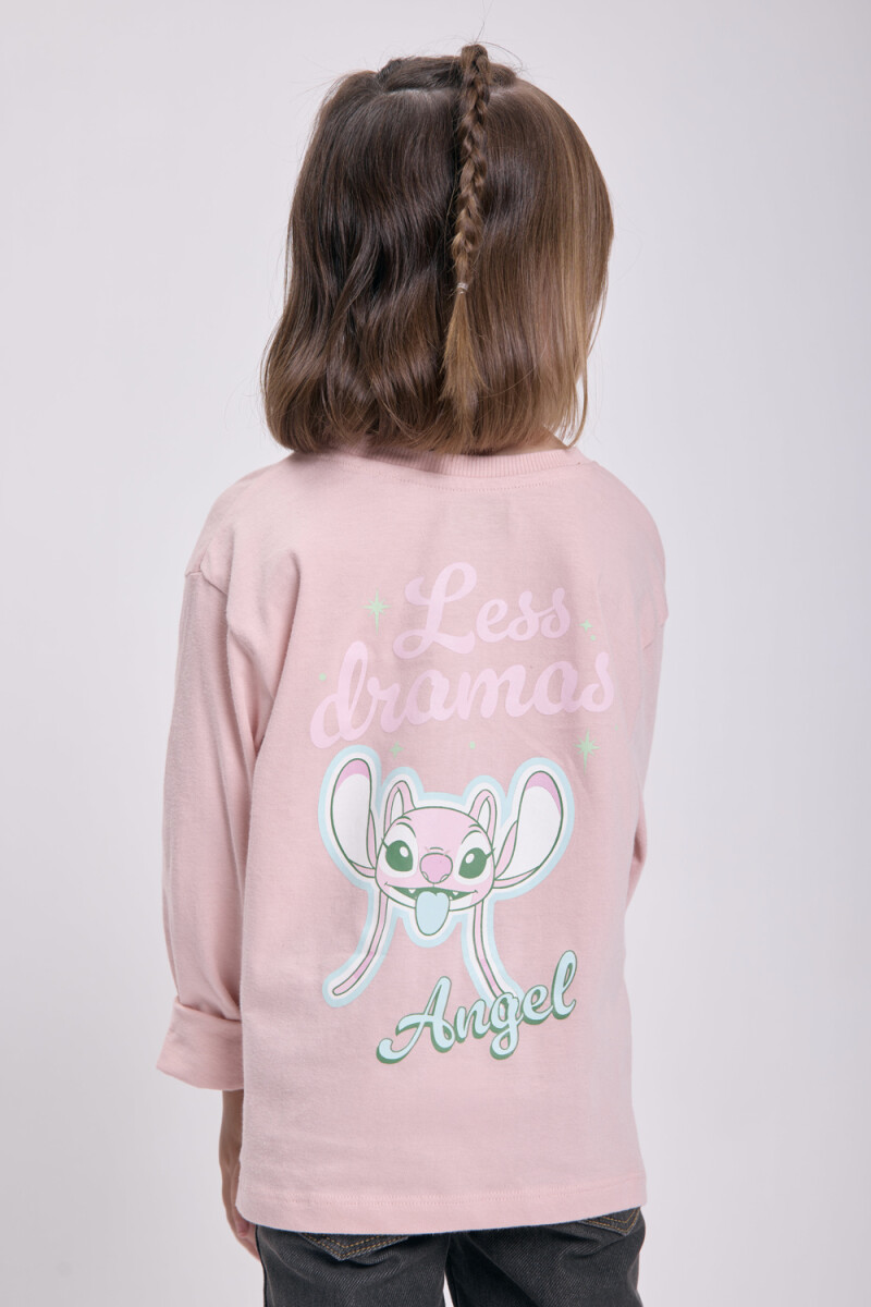 Remera estampa Rosa Pastel