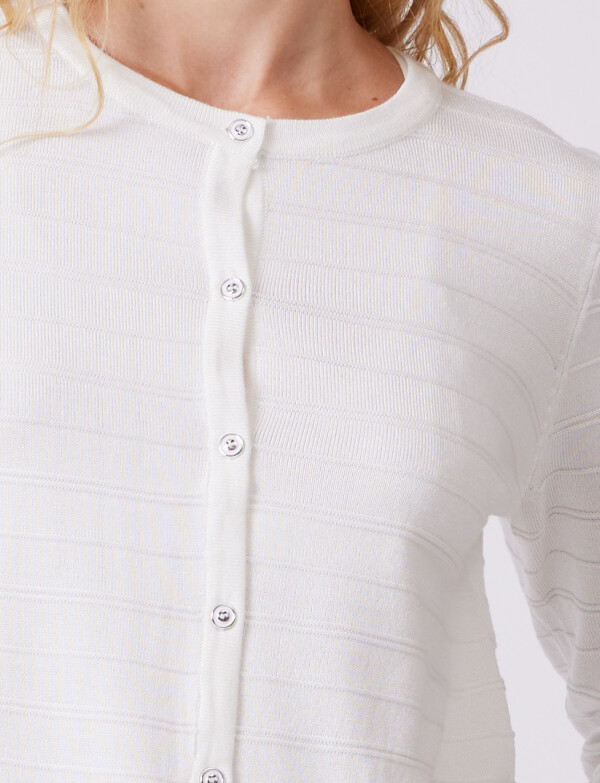 Cardigan Basico CRUDO