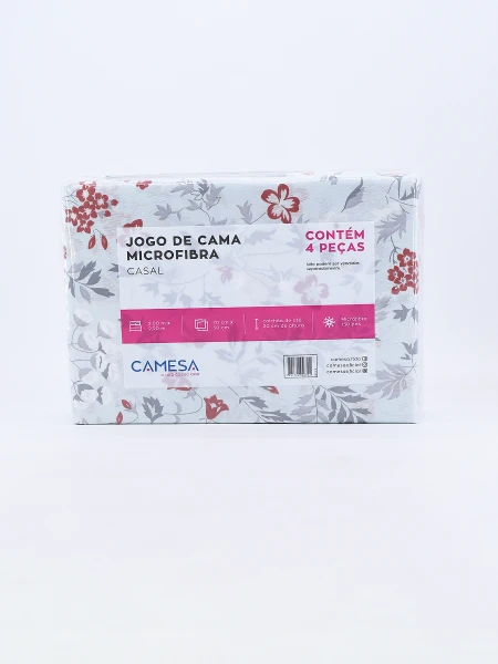 JUEGO DE SÁBANAS 2 PLAZAS GRIS