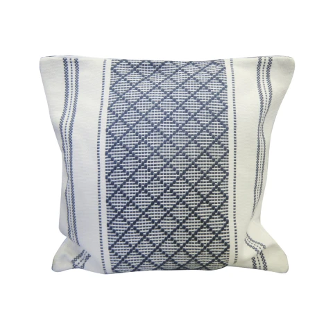 Almohadón Decorativo Bordado 42x42 cm AZUL