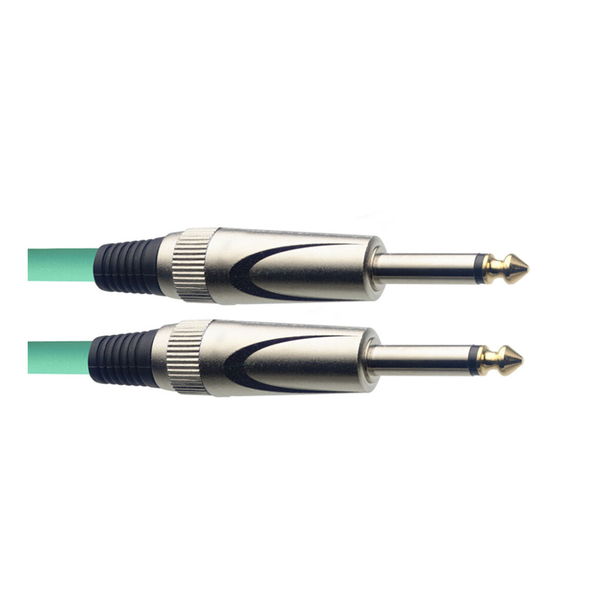 Cable guitarra Stagg SGC3DL green 3m 