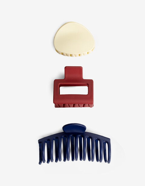 Broches Sets Acrilico Set De Broches Combinados - Combinacion Tricolor