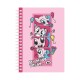 Cuaderno A5 pequeño pony rosa