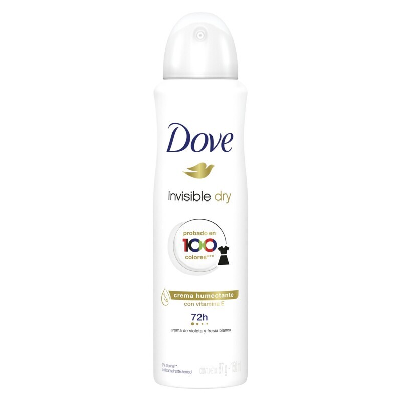 Antitranspirante Dove En Aerosol Aerosol Invisible Dry 150 ml Antitranspirante Dove En Aerosol Aerosol Invisible Dry 150 ml