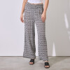 Pantalon Pull On Print NEGRO/BLANCO