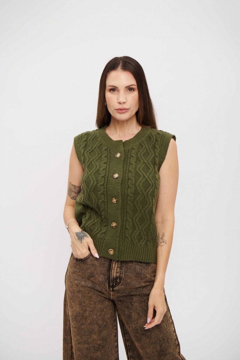 CHALECO CLOTILDE - VERDE 