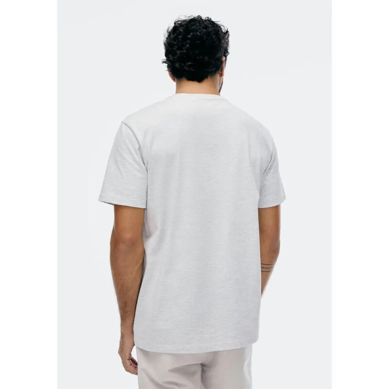 CAMISETA MM MASC BRANCO MESCLA
