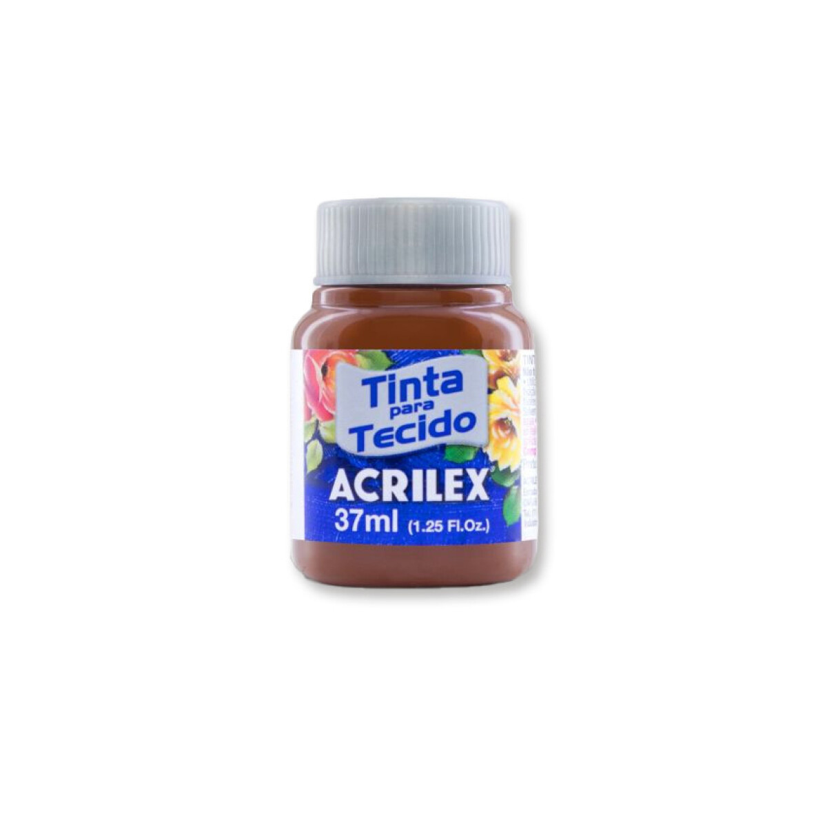 Pintura para Tela Acrilex Mate 37 ml (Tonos Negros y Marrones) - 531 Marron 