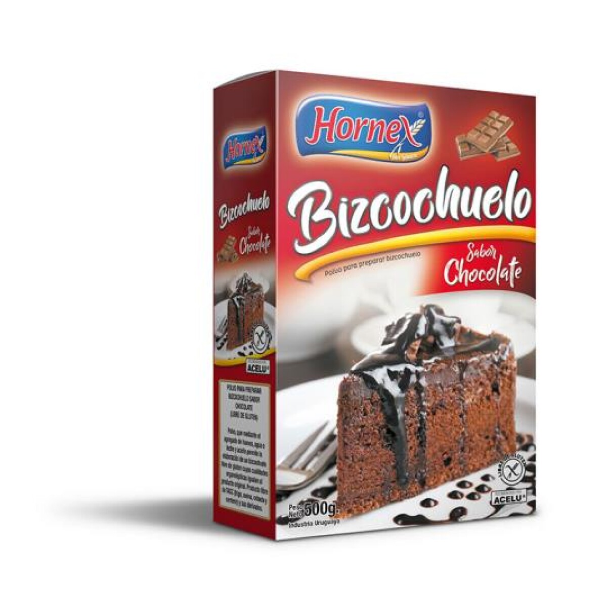 NAT-BIZ.CHOCOLATE HORNEX S/GLUTEN 500GRS 