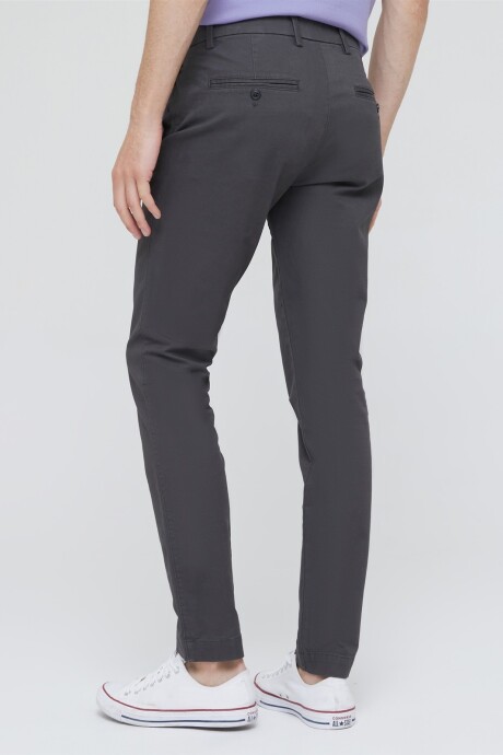 Pantalón Khaki Skinny Hombre Soft Black