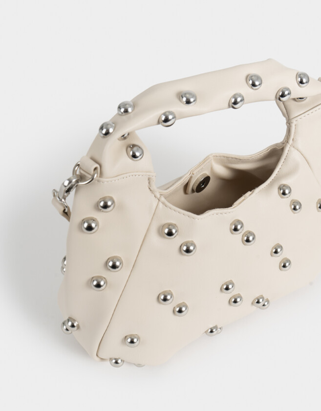 Bandoleras Bandolera Tachas Crudo - Blanco Crudo