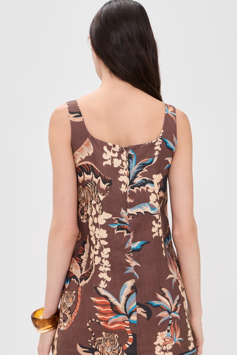 VESTIDO BALI Marron